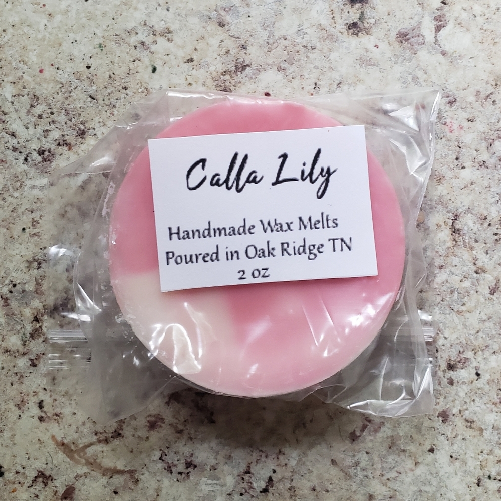 Calla Lily Wax Melt Clamshell